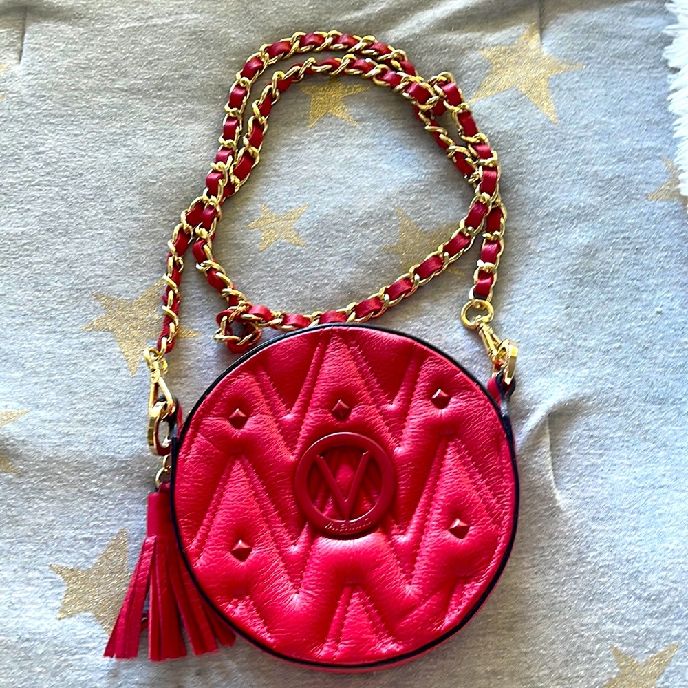 Valentino by Mario Valentino Small Red Cross body